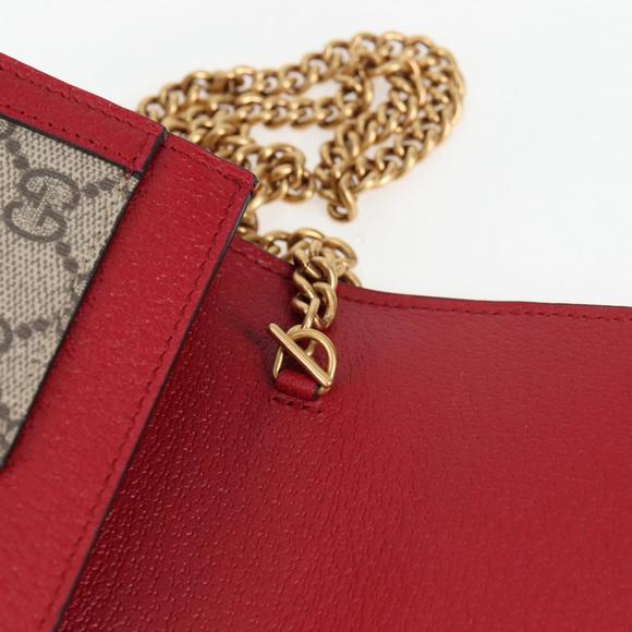 GUCCI GG Supreme Queen Margaret Wallet PVC Beige 476079 496334 Auth ac3848M - Picture 16 of 16